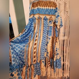 Silky kantha print cardigan from Kantha Bae. New. Never worn